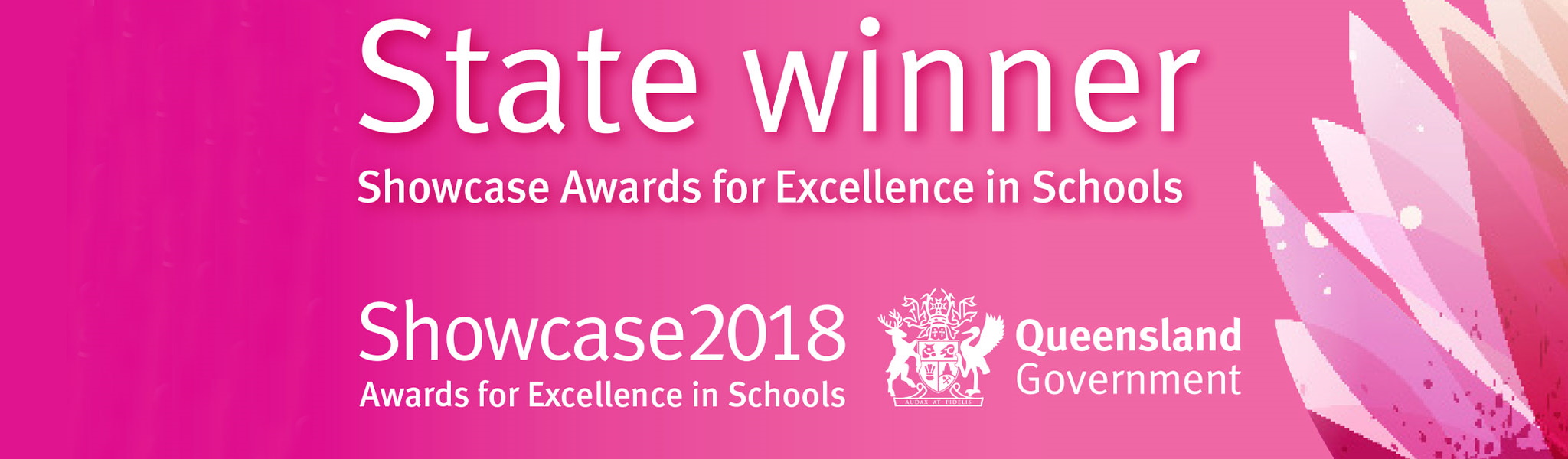 Showcase state winner logo