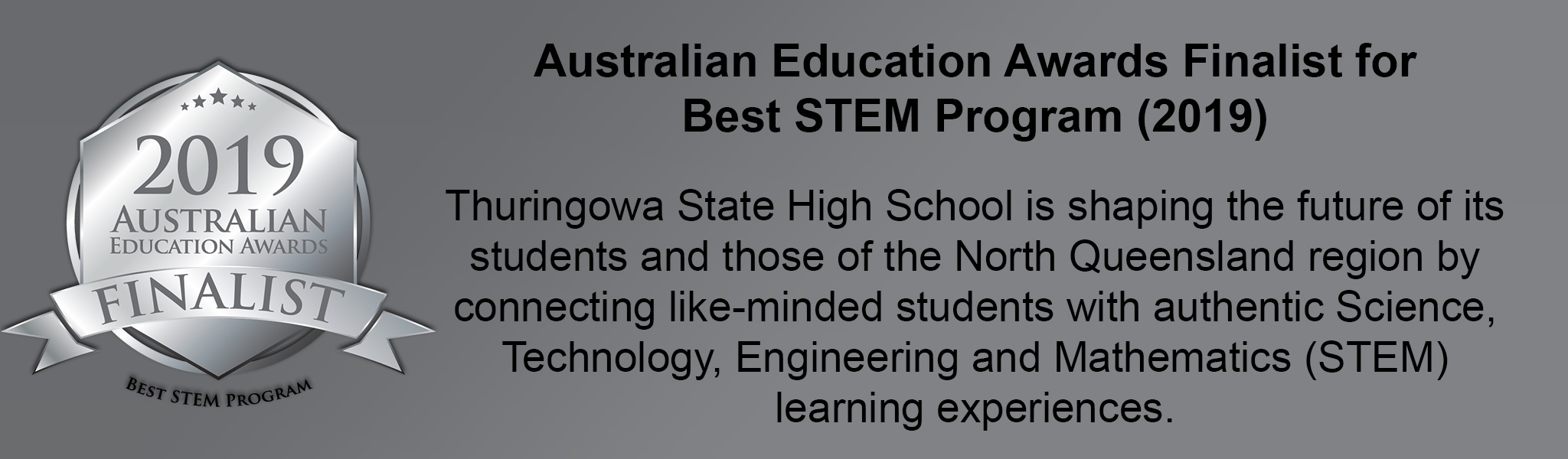 Australian Education Finalist logo